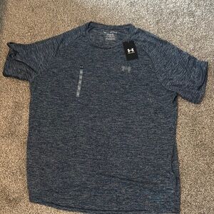 Under Armour Men's Heathered Navy Tech Tee